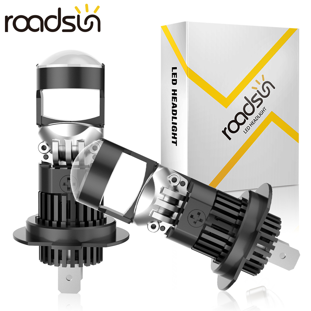 Universal Motorcycle Led Headlight Projector - H7 9005/HB3 9006/HB4 H11 led Projektör