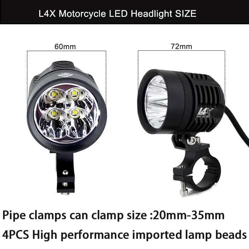 Çift Renkli LED Strobe Motosik - Universal Motorcycle Led Headlight Projector incelemesi ve fiyatı