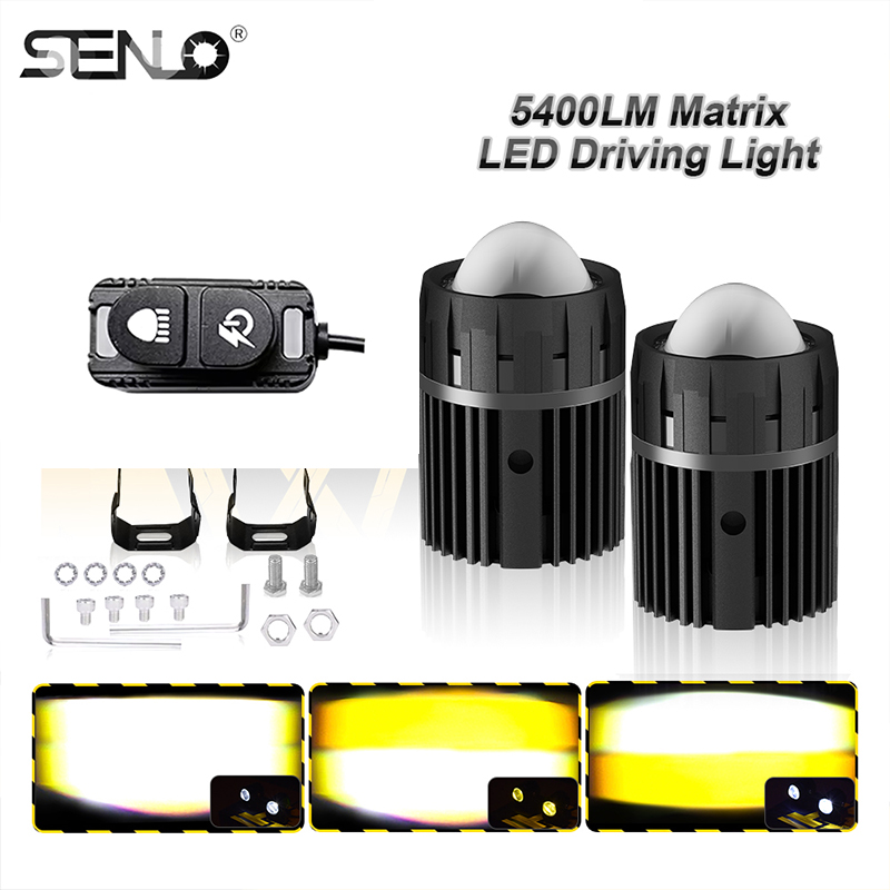 2 adet Senlo M1 Pro Mini Proje - Universal Motorcycle Led Headlight Projector incelemesi ve fiyatı