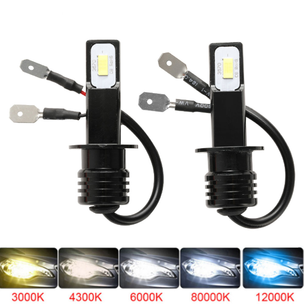 2 Adet Led H1 H3 H4 H7 HB4 HB3 - Universal Motorcycle Led Headlight Projector incelemesi ve fiyatı